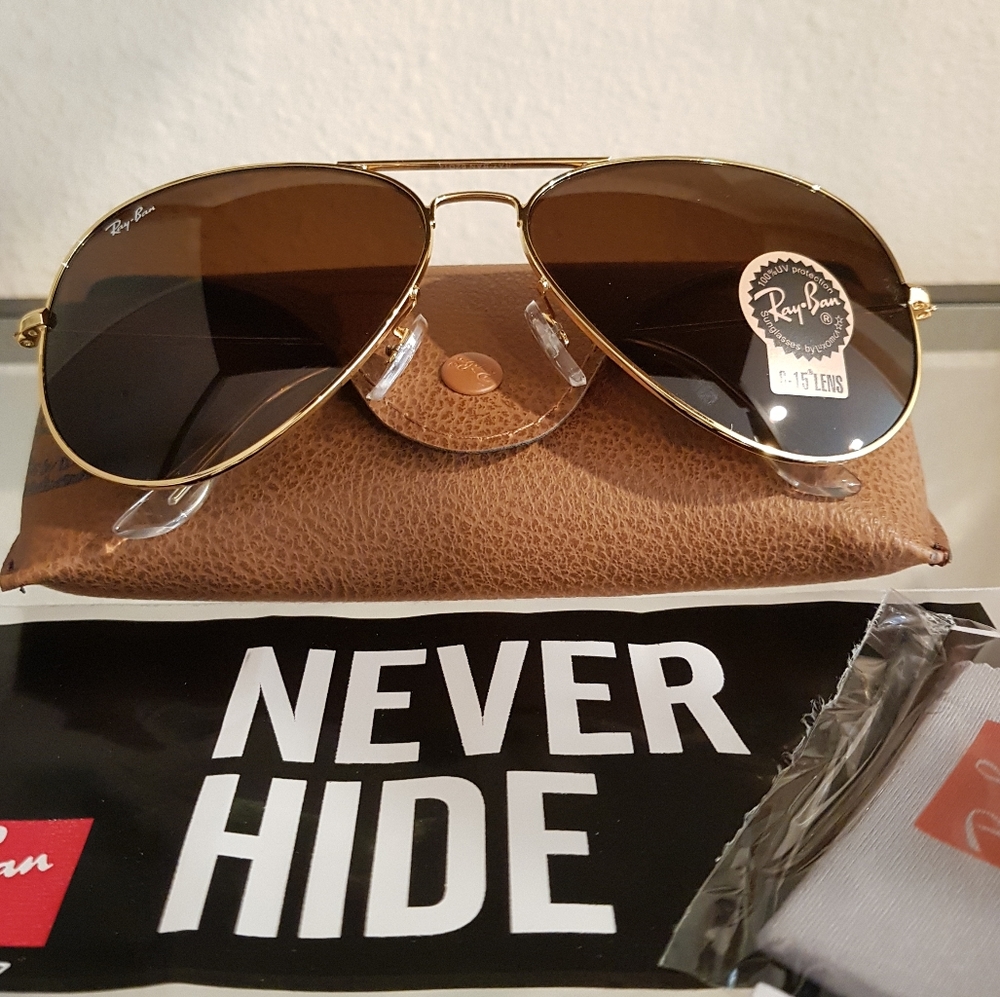 Ray-Ban Aviator Classic/Golden-Brown